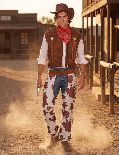 Férfi klasszikus cowboy jelmez