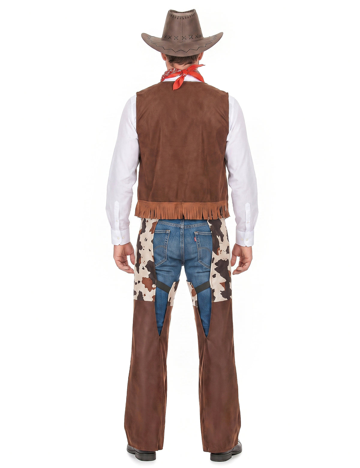 Nyugati ember cowboy álruhában