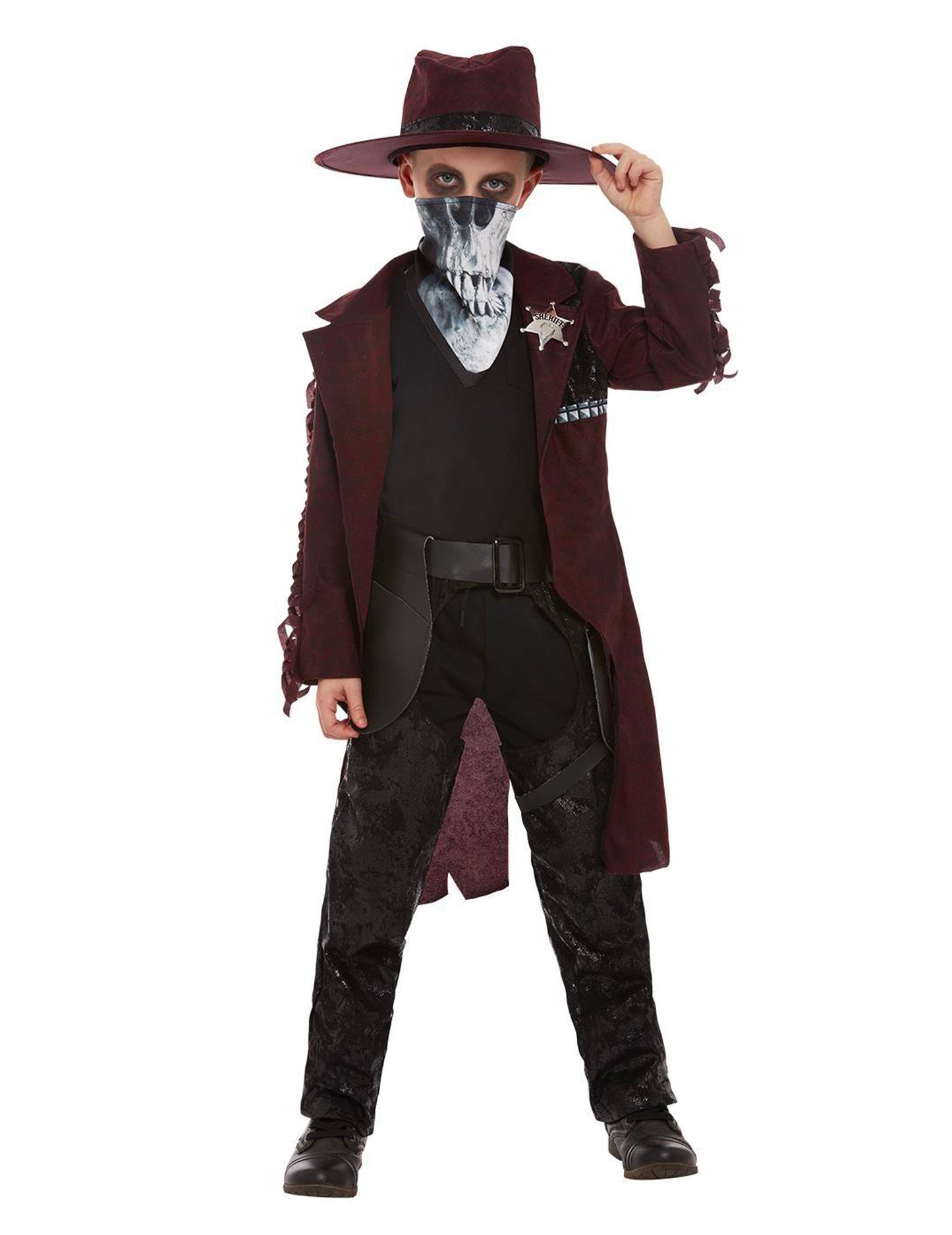 Titokzatos gyermek cowboy álruhás