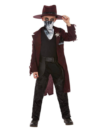 Titokzatos gyermek cowboy álruhás