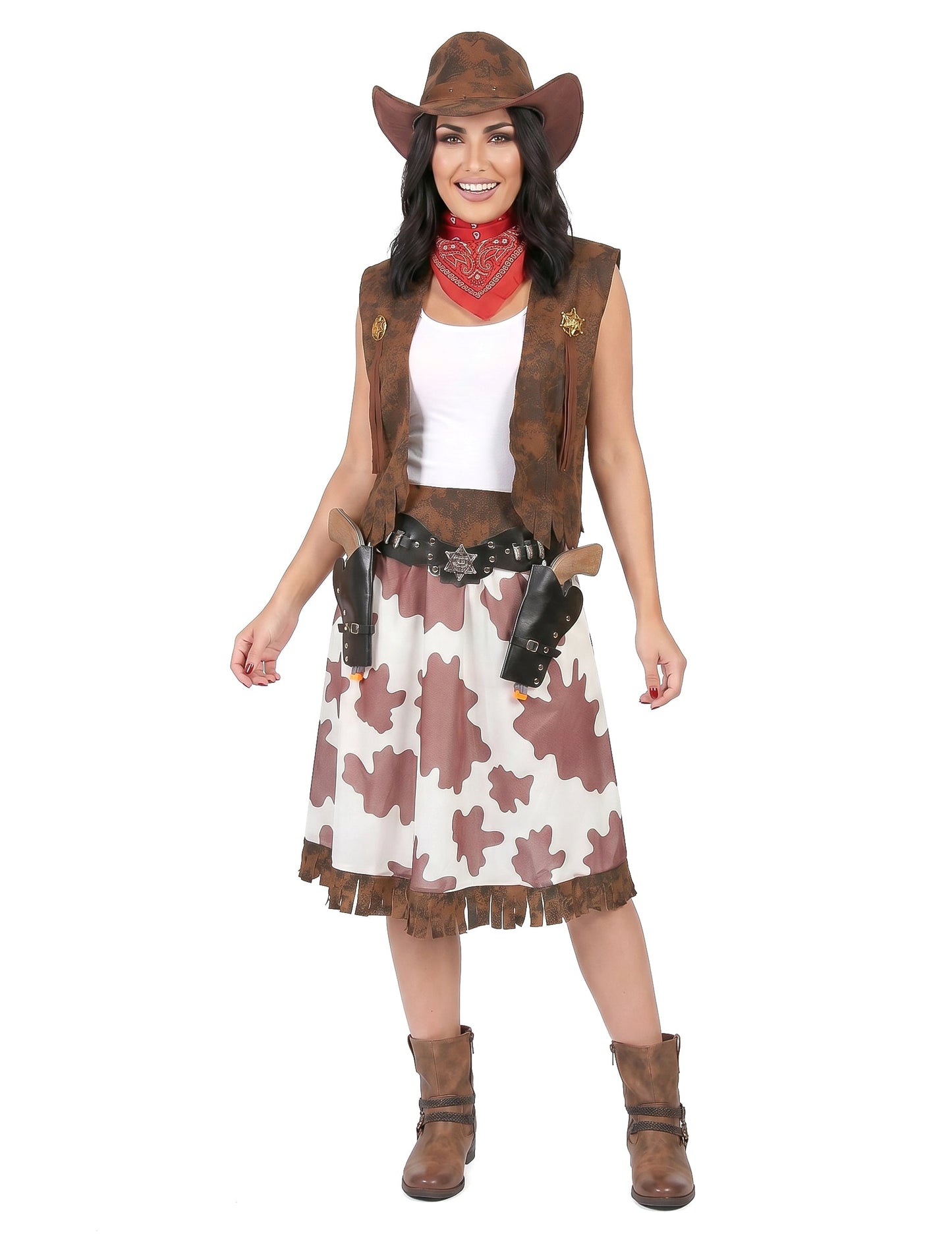 Klasszikus női cowgirl jelmez