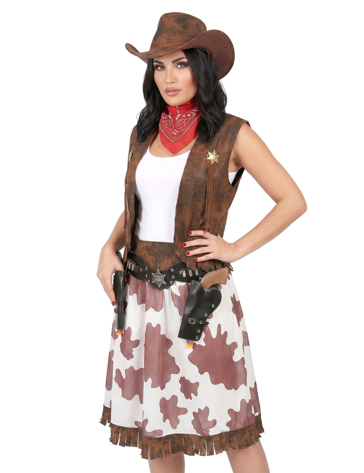 Klasszikus női cowgirl jelmez