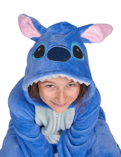 Déguisement créature extraterrestre bleue enfant