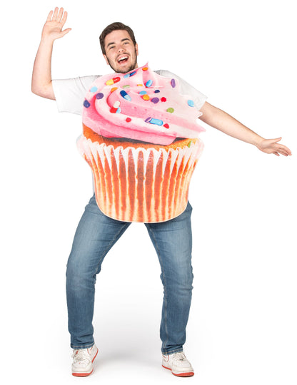 Felnőtt rózsaszín vitamin cupcake jelmez