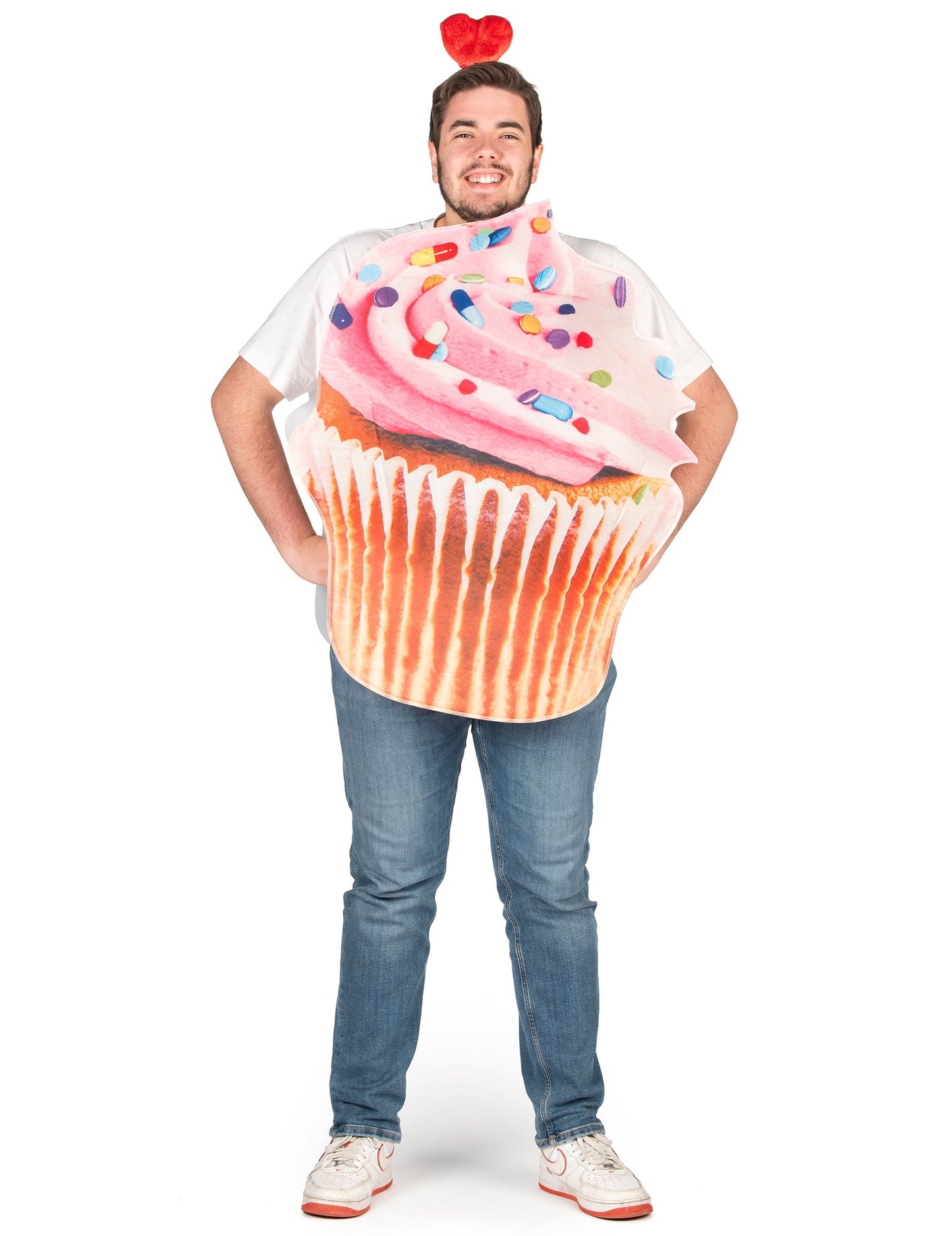 Felnőtt rózsaszín vitamin cupcake jelmez