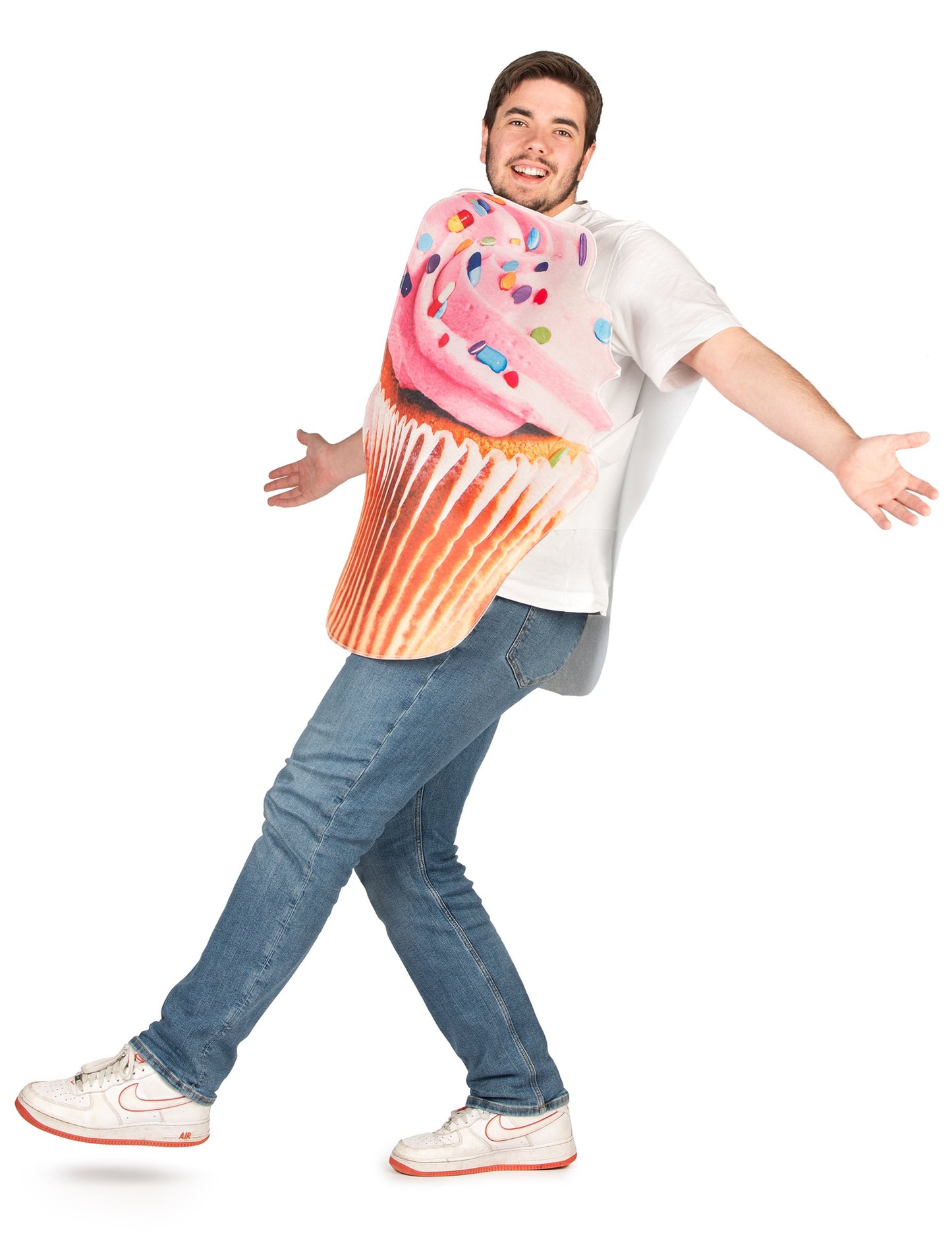 Felnőtt rózsaszín vitamin cupcake jelmez