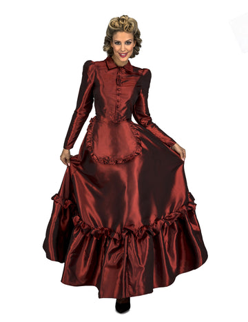 Skarlát Nyugati Hölgy jelmez női 
