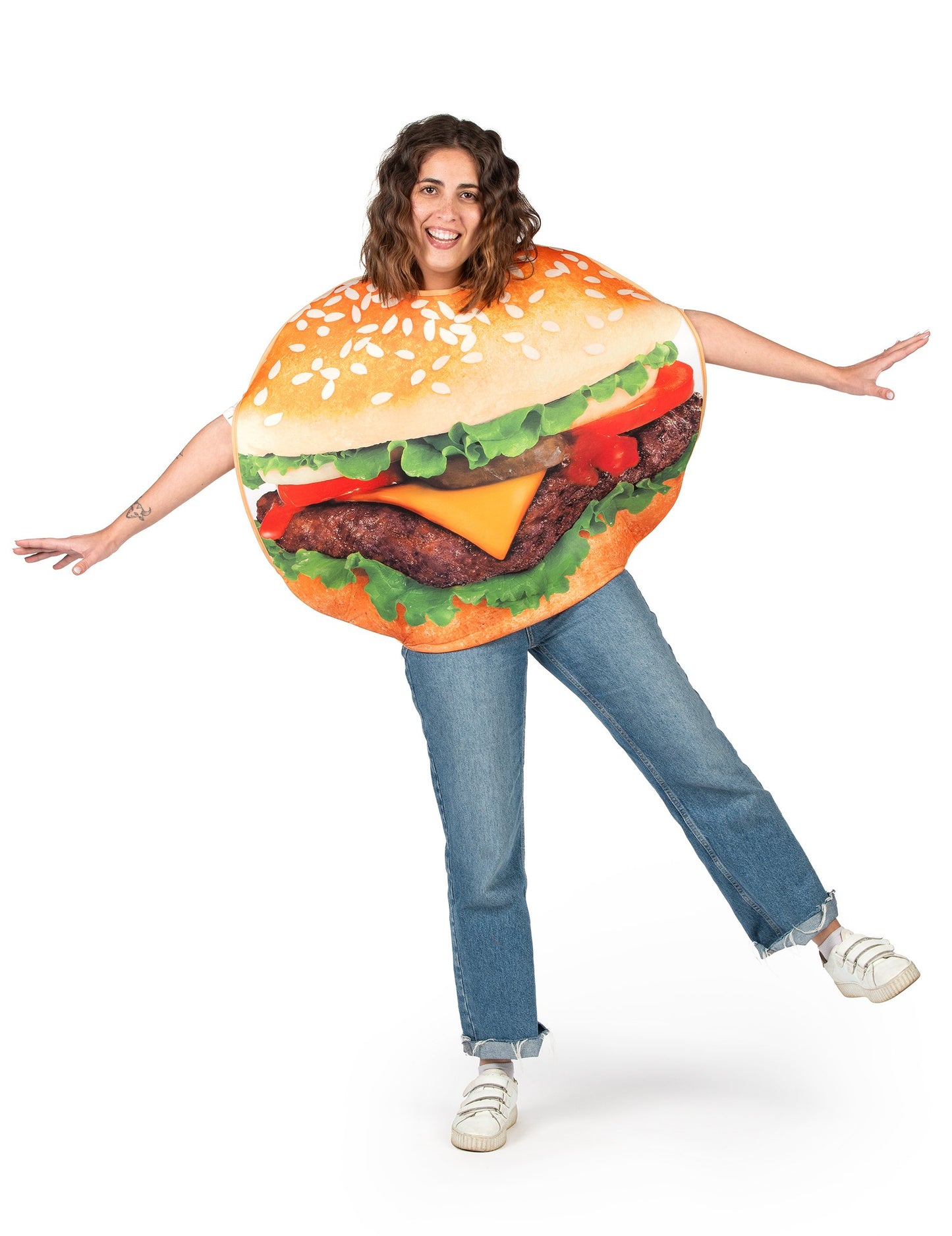 Felnőtt hamburger jelmez