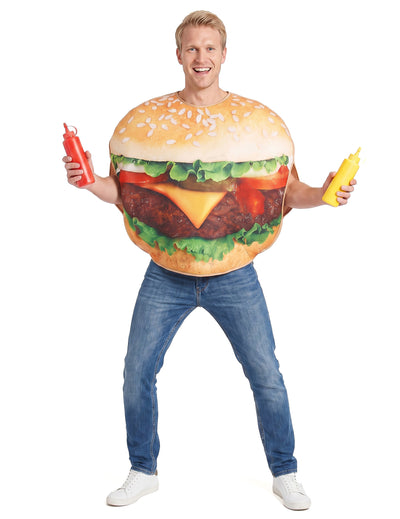 Déguisement de burger adulte