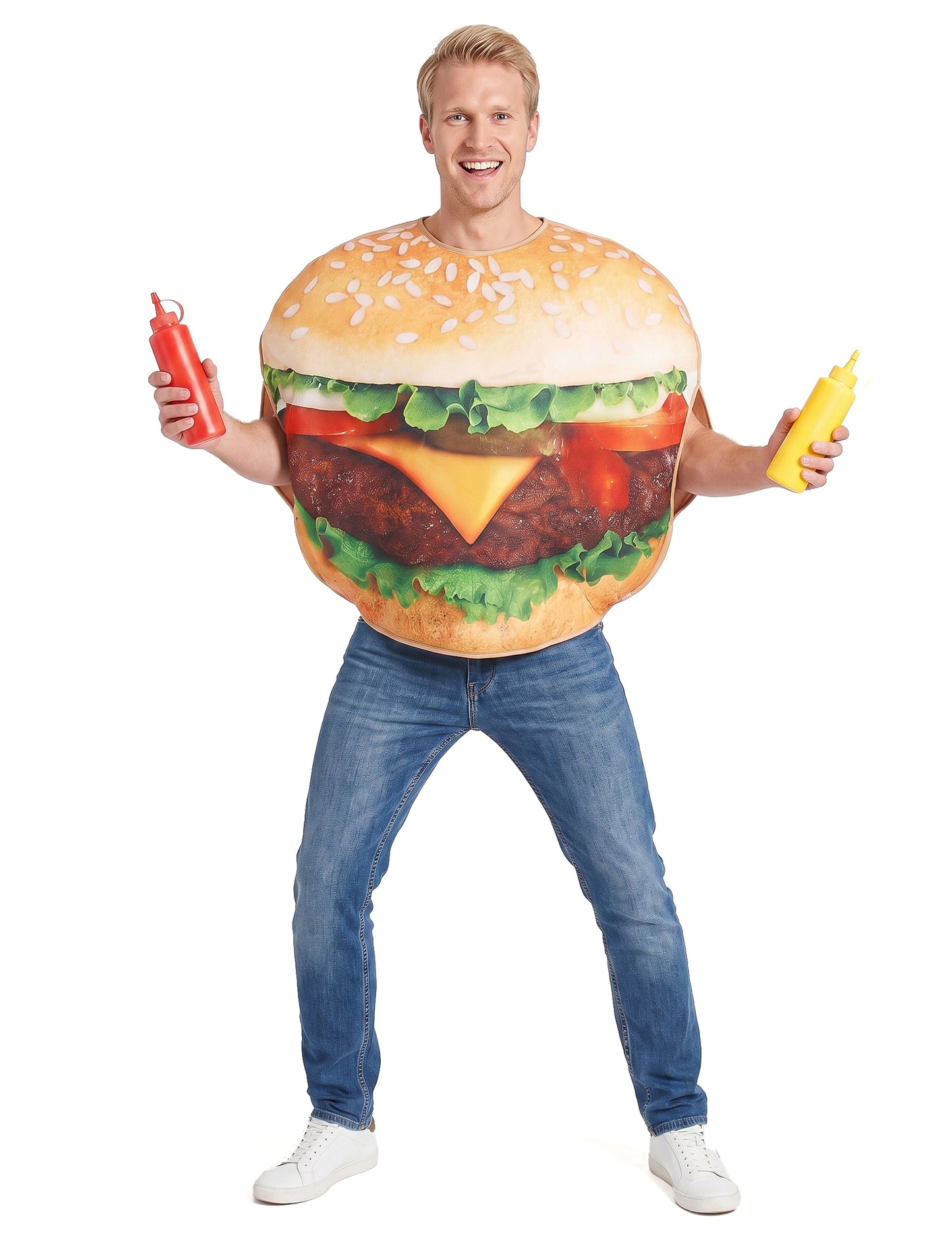 Felnőtt hamburger jelmez