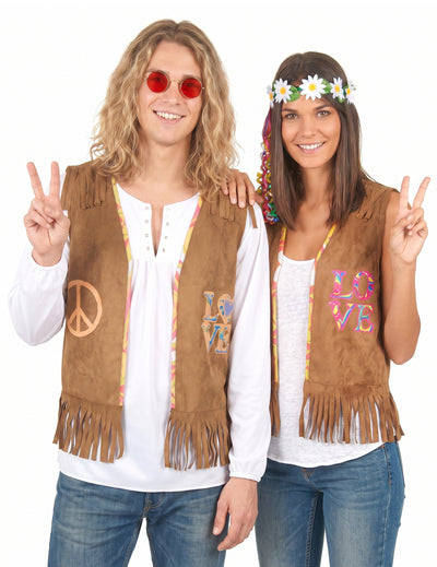 Hippie mellényes páros jelmez