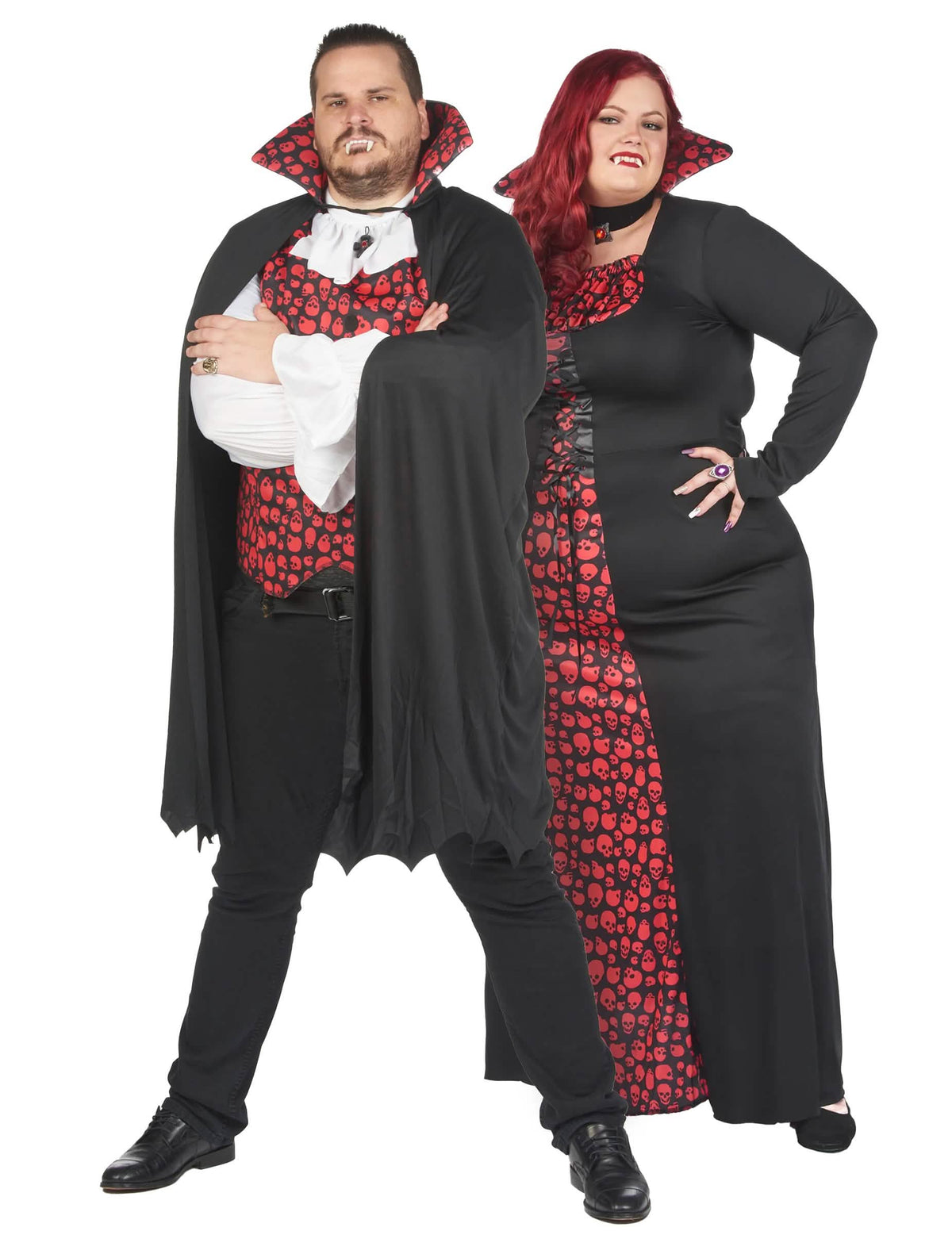 Nagy méretű vámpír párjelmez felnőtteknek halloweenre