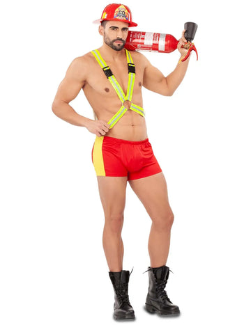 Szexi tűzoltó jelmez a férfiak számára