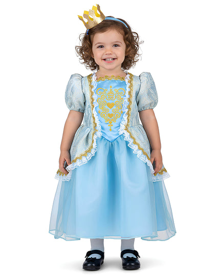 Gyermek kék hercegnő jelmez