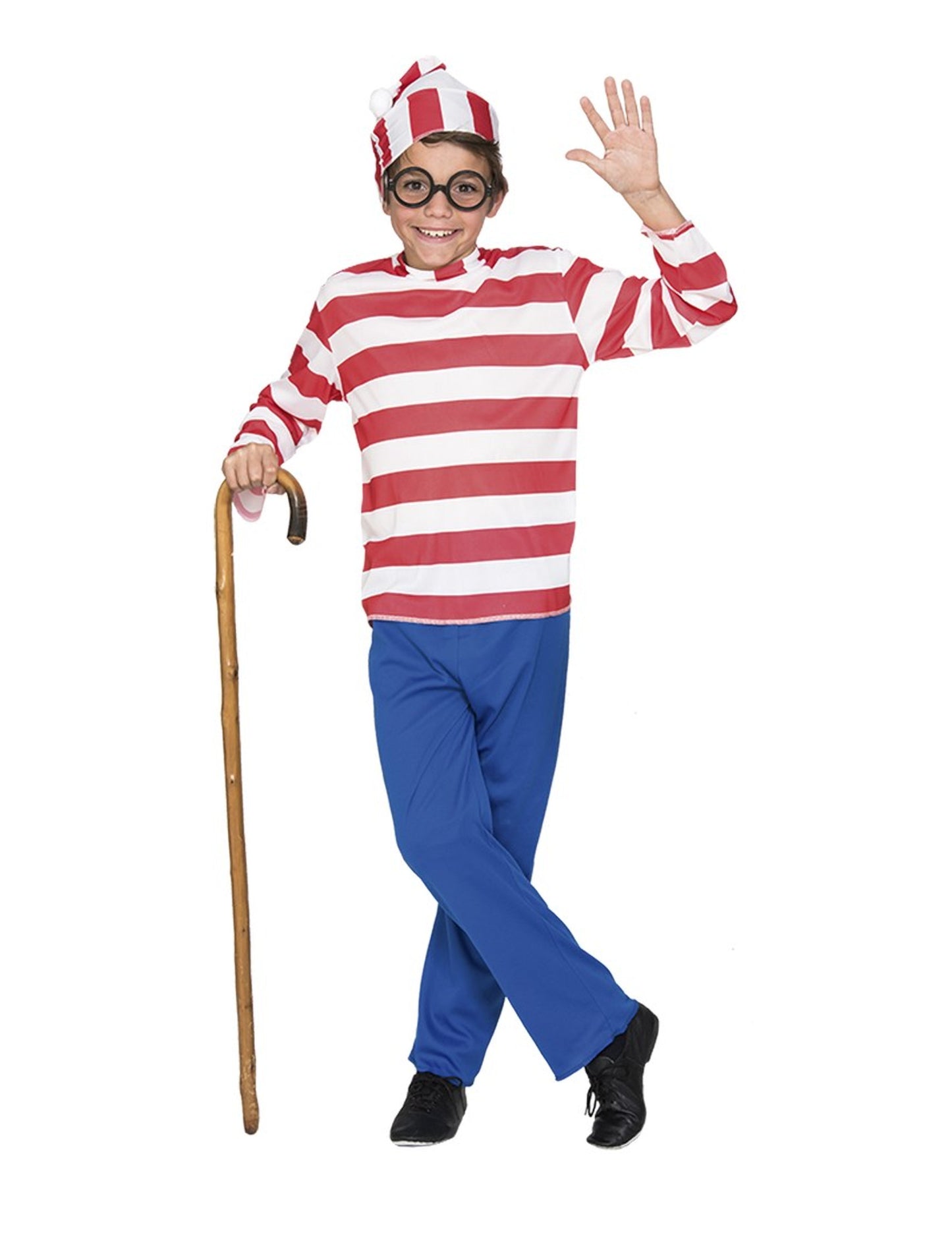 Csíkos utazó jelmez fiúknak 