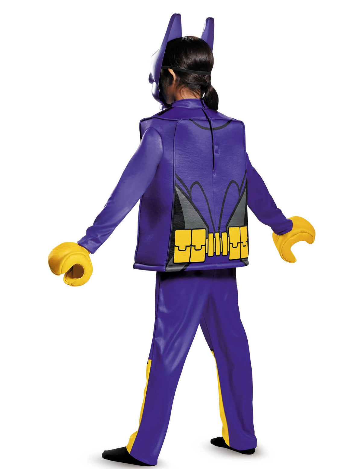 A gyermekeknek szánt LEGO Movie Batgirl deluxe jelmez hátulnézete