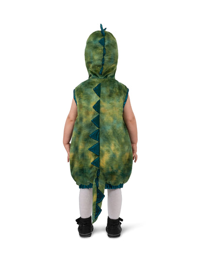 Baba zöld dinoszaurusz álruhás