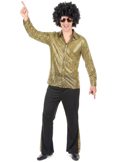 Férfi arany disco álruhája
