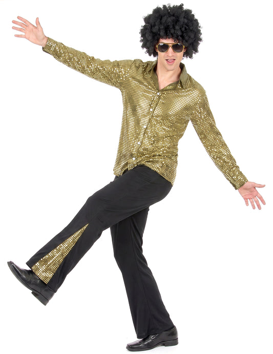 Férfi arany disco álruhája