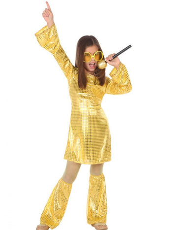 Disco arany lány jelmez