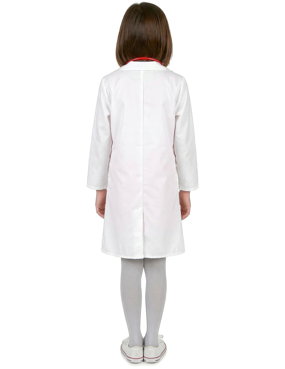 Vue de dos du déguisement de docteur pour fille