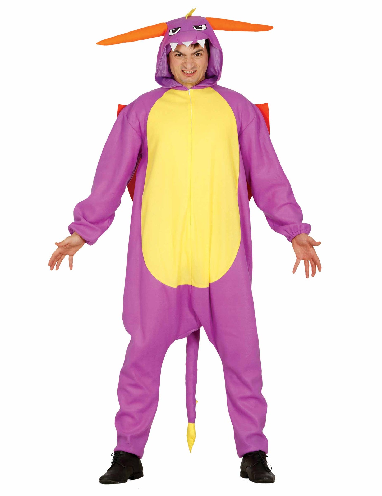 Felnőtt lila tűzsárkány jelmez 