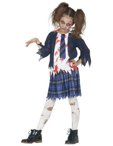 Kék zombi lány álruhás lány