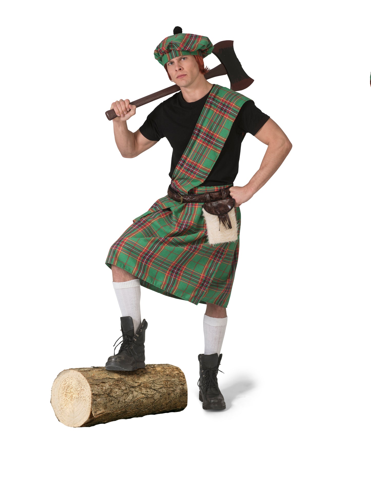 Zöld skót férfi jelmez 