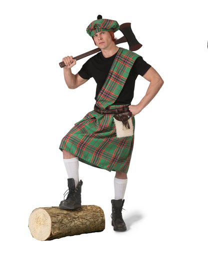 Zöld skót férfi jelmez 