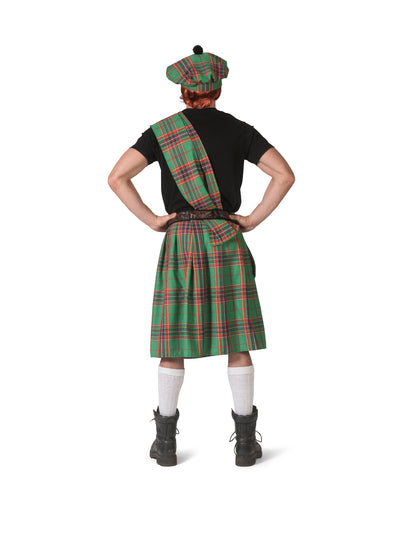 Zöld skót férfi jelmez 