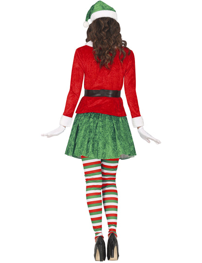Női karácsonyi manó jelmez 