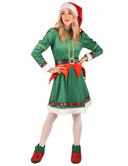 Luxus karácsonyi manó jelmez nőknek