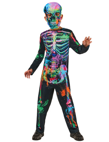 Graffiti csontváz gyermek jelmez