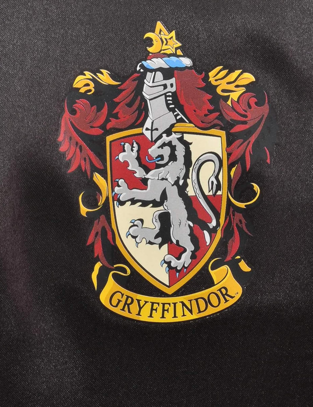 A Harry Potter jelmez és kiegészítő Griffendél címerének részlete