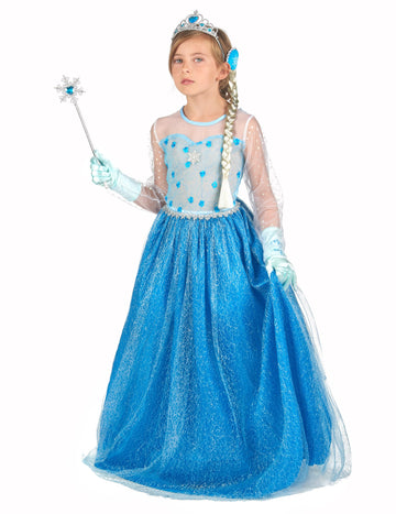 Hercegnő jelmez és kiegészítők a Blue Ice Girl lányokból