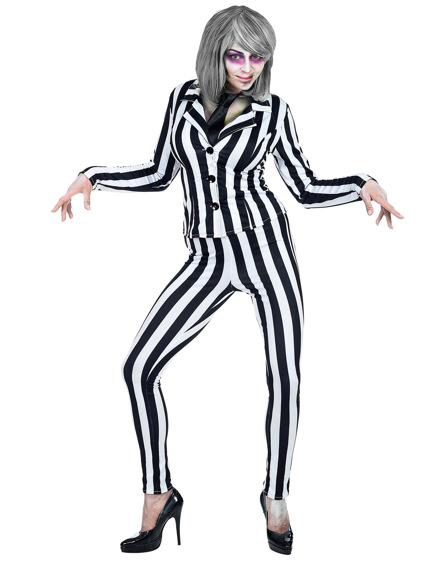 Sordid Ghost álruhás női csíkokkal