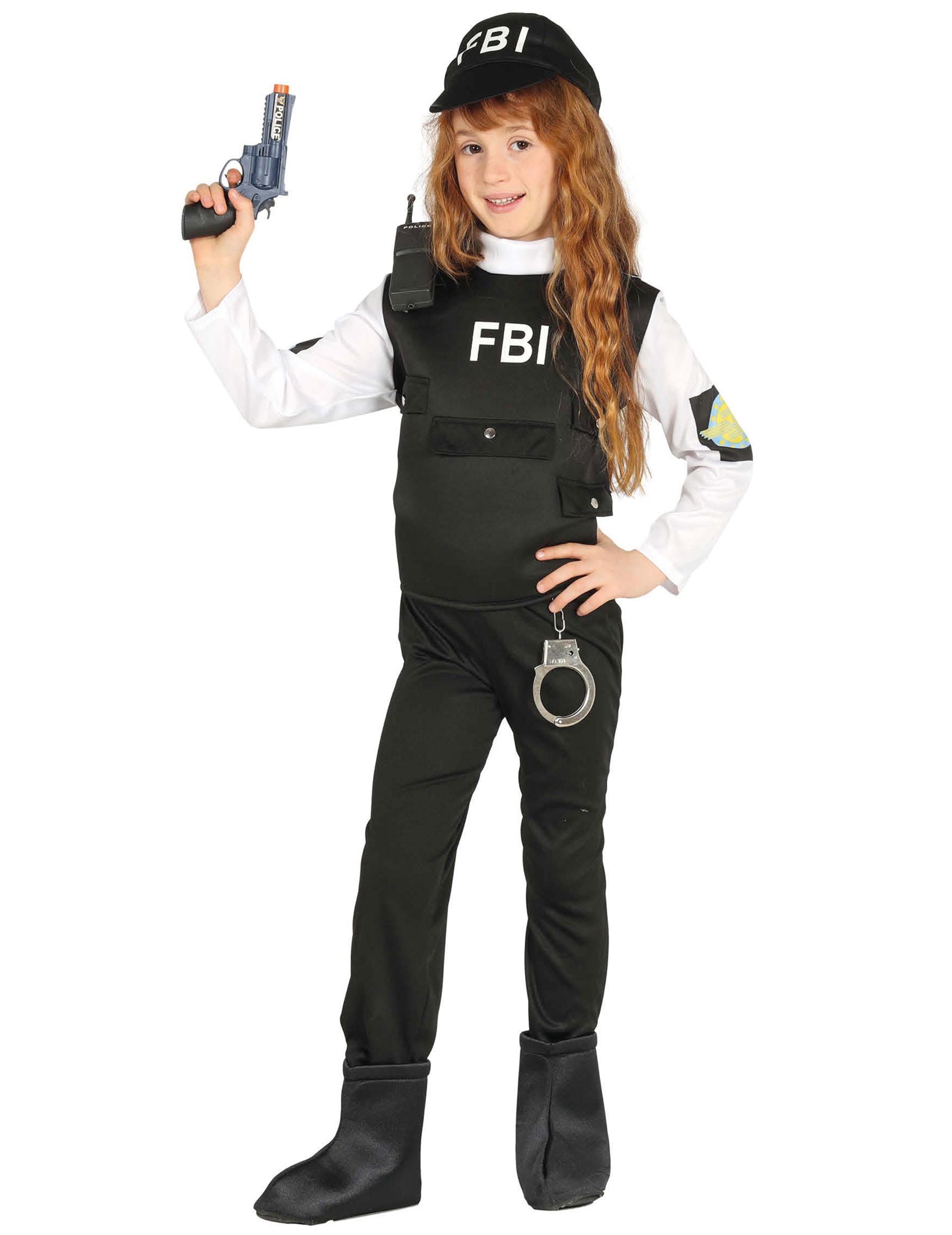 Pistolet et menottes du déguisement FBI pour enfant