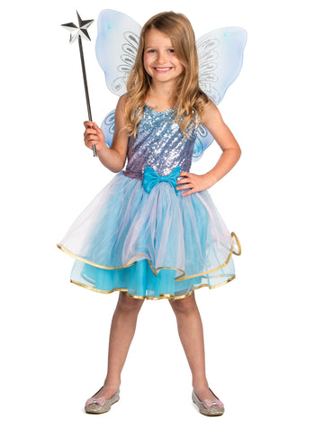 Rózsaszín és kék lány álruhában