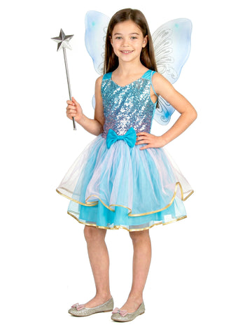 Rózsaszín és kék lány álruhában