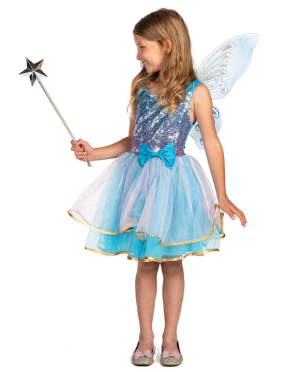 Rózsaszín és kék lány álruhában