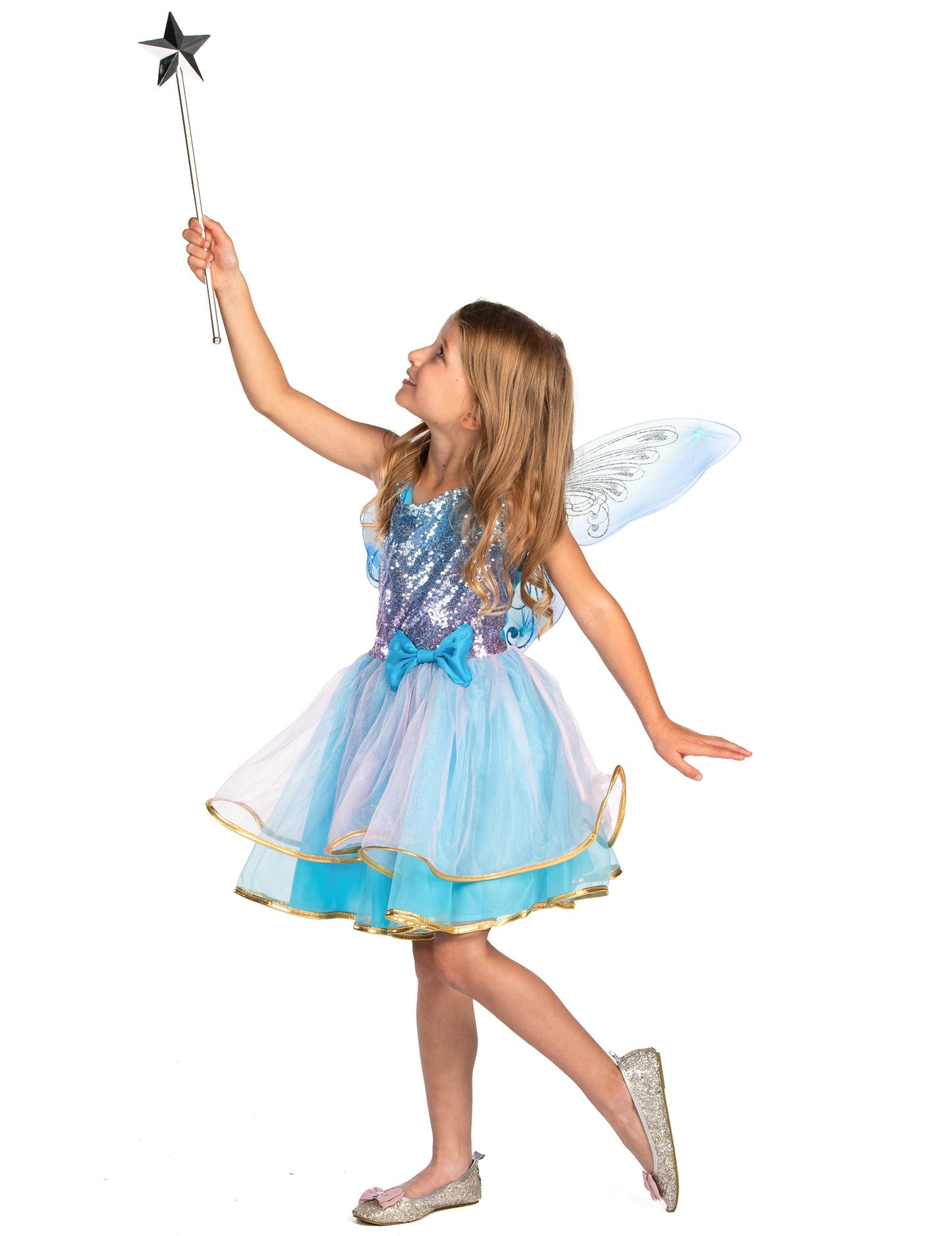 Rózsaszín és kék lány álruhában