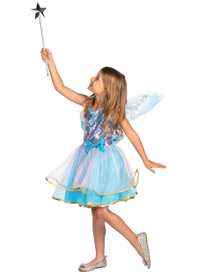 Rózsaszín és kék lány álruhában