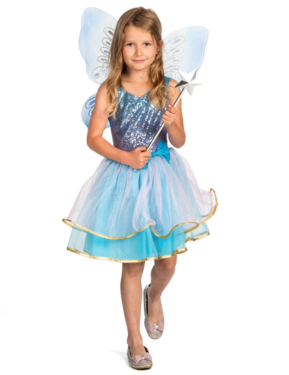 Rózsaszín és kék lány álruhában