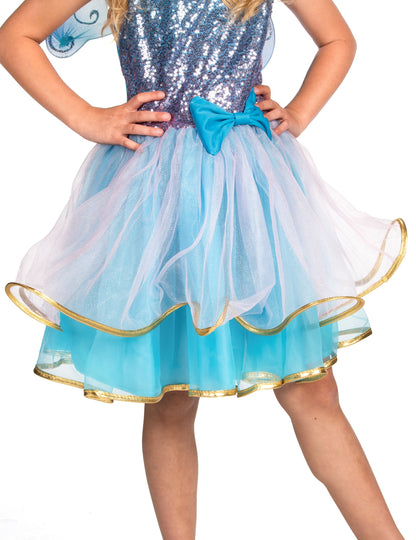 Rózsaszín és kék lány álruhában