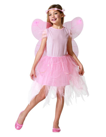 Tündér álruhás rózsaszín sápadt lány