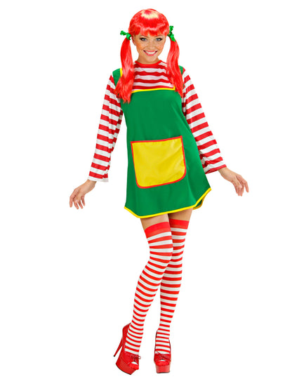 Felnőtt vörös hajú lány jelmez