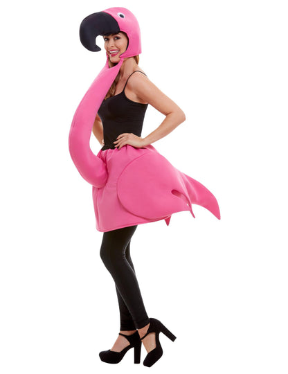 Felnőtt rózsaszín flamingó jelmez
