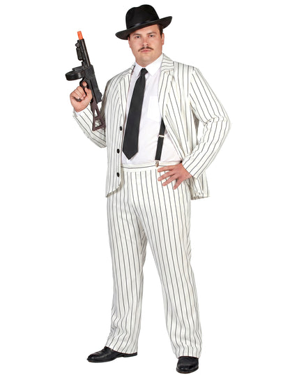 déguisement gangster blanc homme