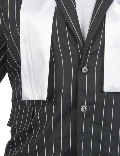 Nagy méretű fekete gengszter álruhája