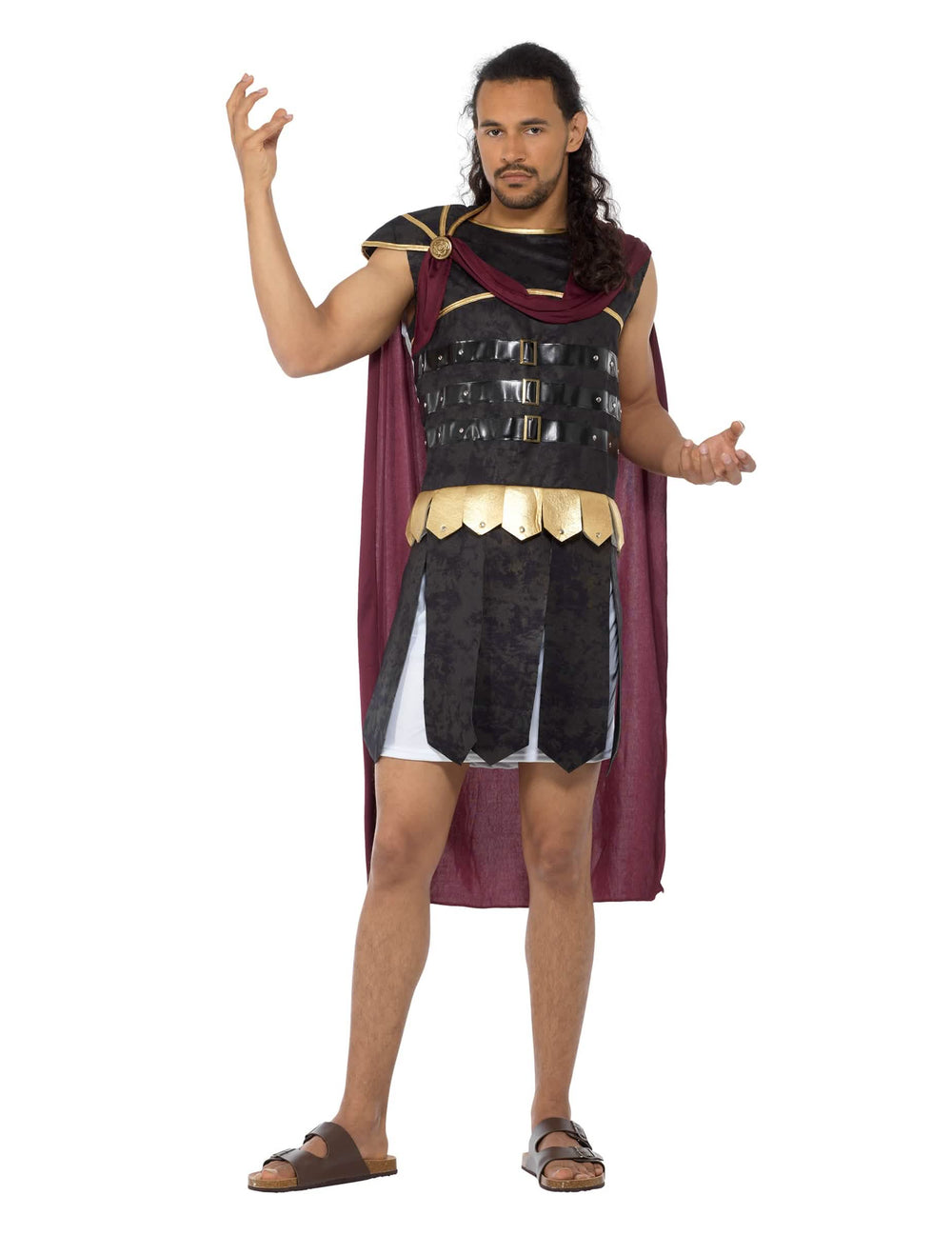 Elölnézetben látható római gladiátor jelmez